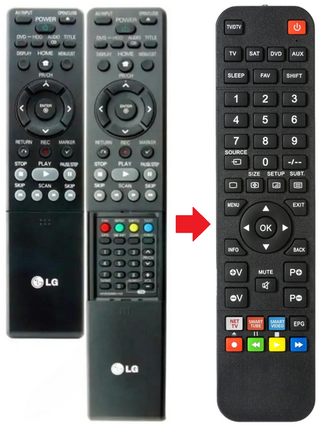AKB35960102 LG afstandsbediening - productfoto