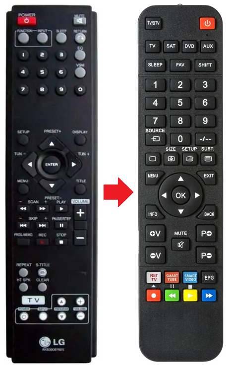 AKB36087605 LG afstandsbediening - productfoto