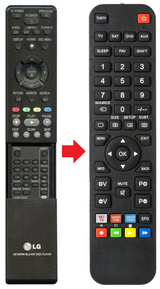 AKB68183605 LG afstandsbediening - productfoto