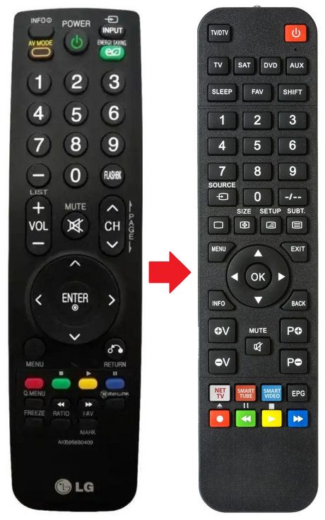 AKB69680409 LG afstandsbediening - productfoto
