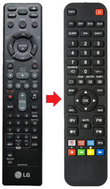 AKB70877908 LG afstandsbediening - productfoto