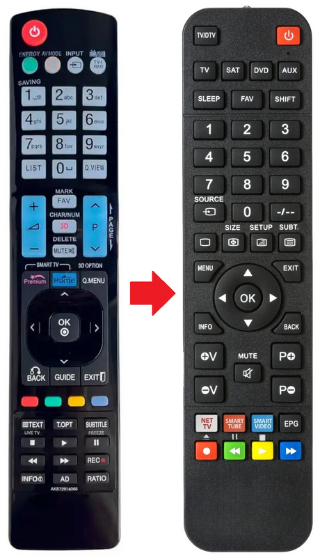 AKB72914044 LG afstandsbediening - productfoto