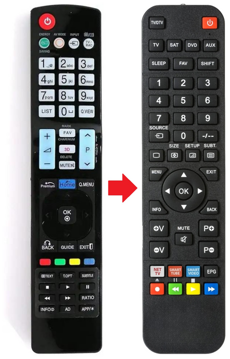 AKB72914045 LG afstandsbediening - productfoto