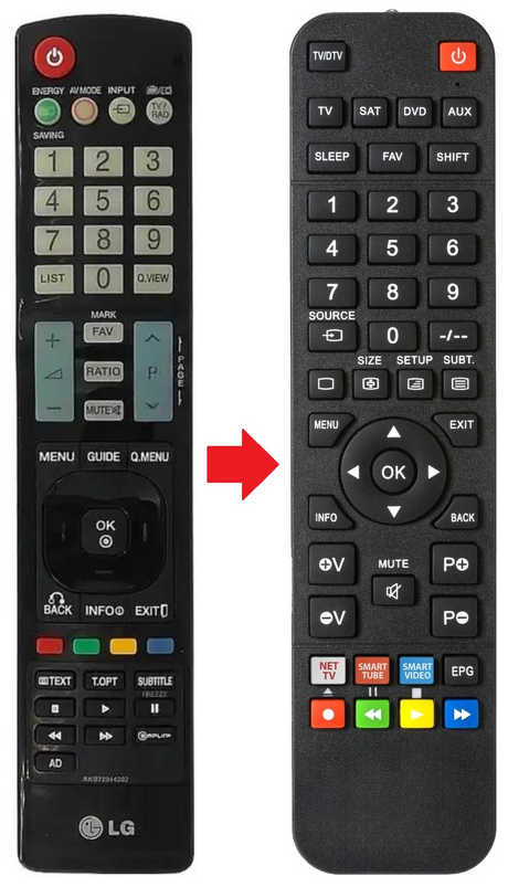 AKB72914209 LG afstandsbediening - productfoto