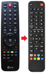 AKB73056201 LG afstandsbediening - productfoto