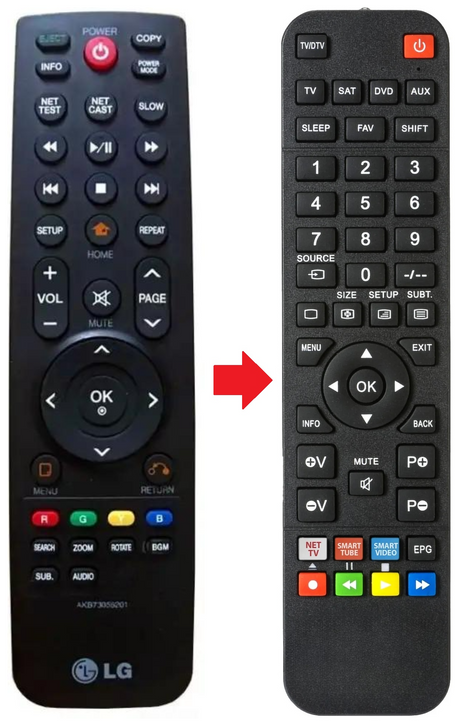 AKB73056201 LG afstandsbediening - productfoto