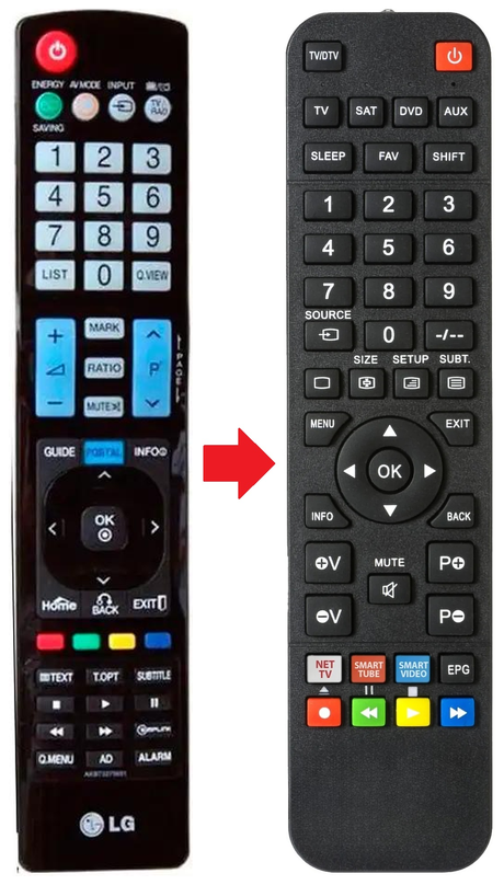 AKB73275651 LG afstandsbediening - productfoto