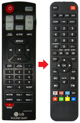 AKB73575422 LG afstandsbediening - productfoto