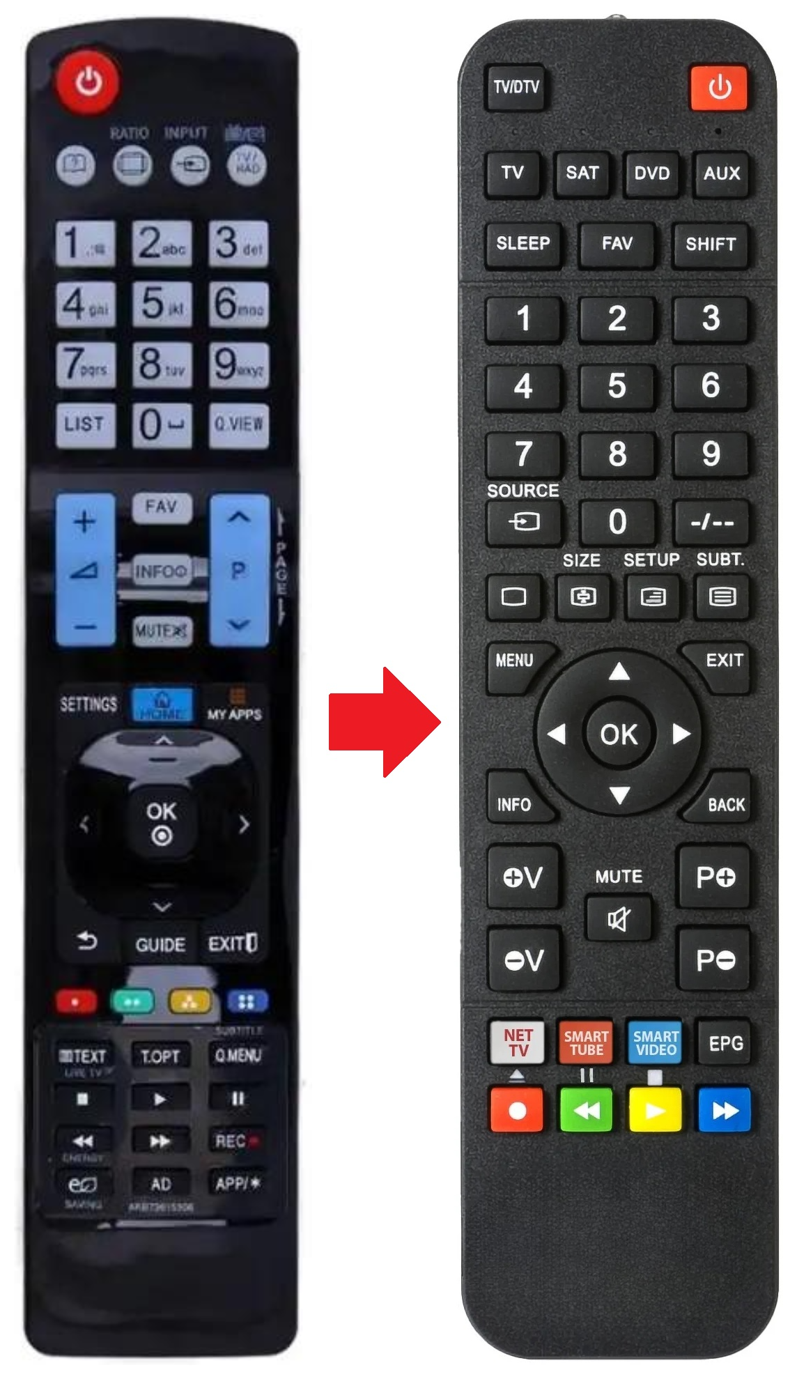 AKB73615305 LG afstandsbediening - productfoto