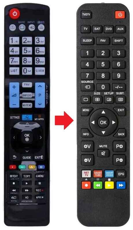 AKB73615305 LG afstandsbediening - productfoto