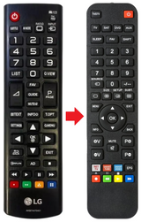 AKB73615309 LG afstandsbediening - productfoto