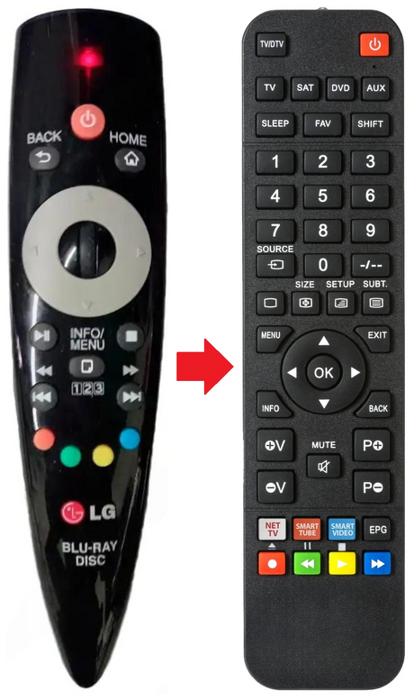AKB73615610 LG afstandsbediening - productfoto