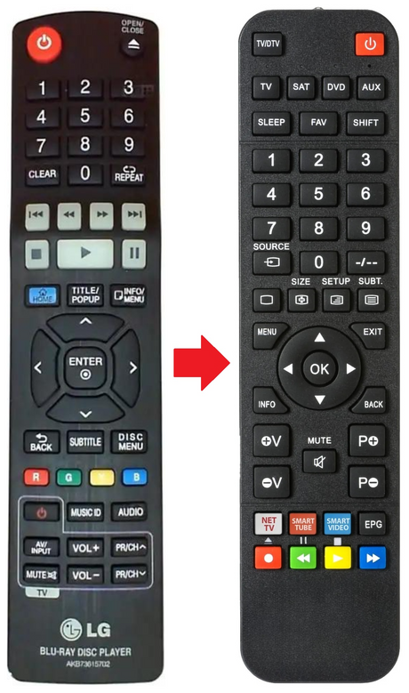 AKB73615702 LG afstandsbediening - productfoto