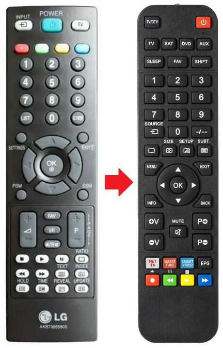 AKB73655805 LG afstandsbediening - productfoto