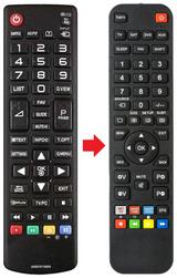 AKB73715650 LG afstandsbediening - productfoto