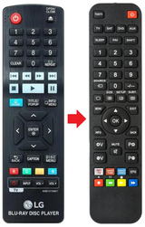 AKB73735807 LG afstandsbediening - productfoto