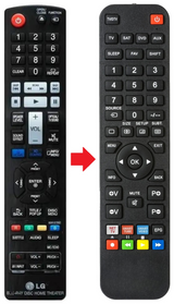 AKB73775608 LG afstandsbediening - productfoto