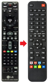 AKB73775819 LG afstandsbediening - productfoto