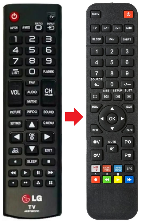 AKB7397511 LG afstandsbediening - productfoto