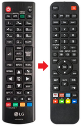 AKB73975762 LG afstandsbediening - productfoto