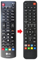 AKB74475479 LG afstandsbediening - productfoto