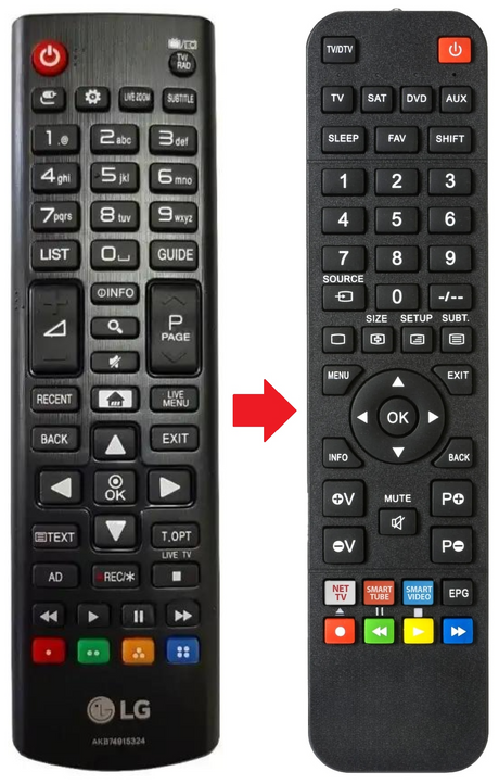 AKB74915324 LG afstandsbediening - productfoto
