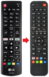 AKB75095308 LG afstandsbediening - productfoto