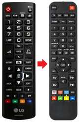 AKB75375609 LG afstandsbediening - productfoto
