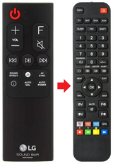 AKB75595301 LG afstandsbediening - productfoto