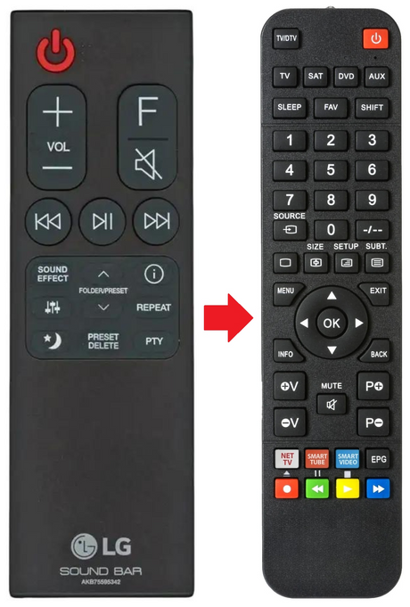 AKB75595341 LG afstandsbediening - productfoto