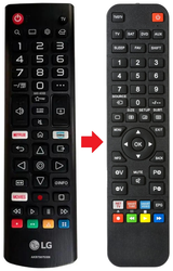 AKB75675306 LG afstandsbediening - productfoto