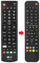 AKB75675312 LG afstandsbediening - productfoto