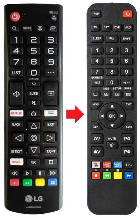 AKB75675325 SAMSUNG afstandsbediening - productfoto