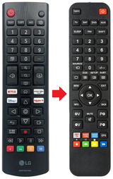 AKB76040301 LG afstandsbediening - productfoto