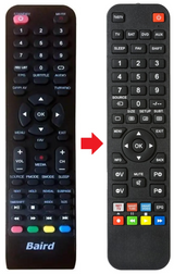AKTV220LED AKAI afstandsbediening - productfoto