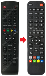 AKTV3210 AKAI afstandsbediening - productfoto