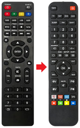 AKTV3229T AKAI afstandsbediening - productfoto