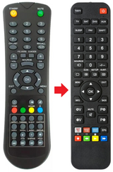 AKTV5021T-SMART AKAI afstandsbediening - productfoto