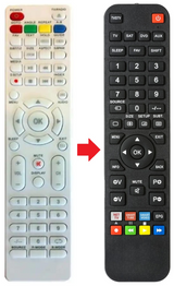 AKTV6512TS AKAI afstandsbediening - productfoto