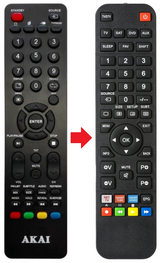 AKTV655 AKAI afstandsbediening - productfoto