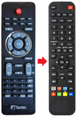 ALUPLAY-HD FANTEC afstandsbediening - productfoto