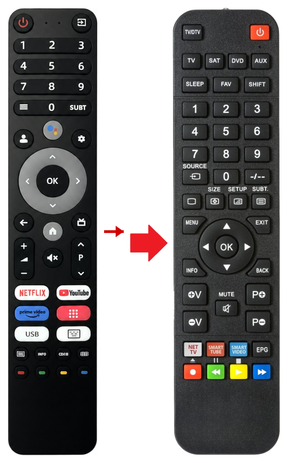 AM32HM9GTV AAAMAZE afstandsbediening productfoto