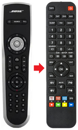 AV-20 BOSE afstandsbediening - productfoto
