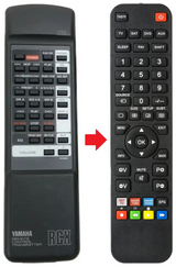 AX-470 YAMAHA afstandsbediening - productfoto
