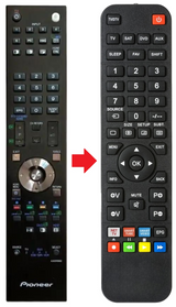 AXD1562 PIONEER afstandsbediening - productfoto