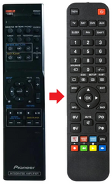 AXD7651 PIONEER afstandsbediening - productfoto