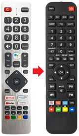 BA40F4302LEEB BLAUPUNKT afstandsbediening - productfoto