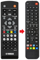 BD-S477 YAMAHA afstandsbediening - productfoto