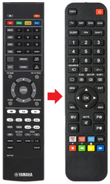 BD-S681 YAMAHA afstandsbediening - productfoto