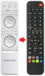 BDS580 HARMAN-KARDON afstandsbediening - productfoto